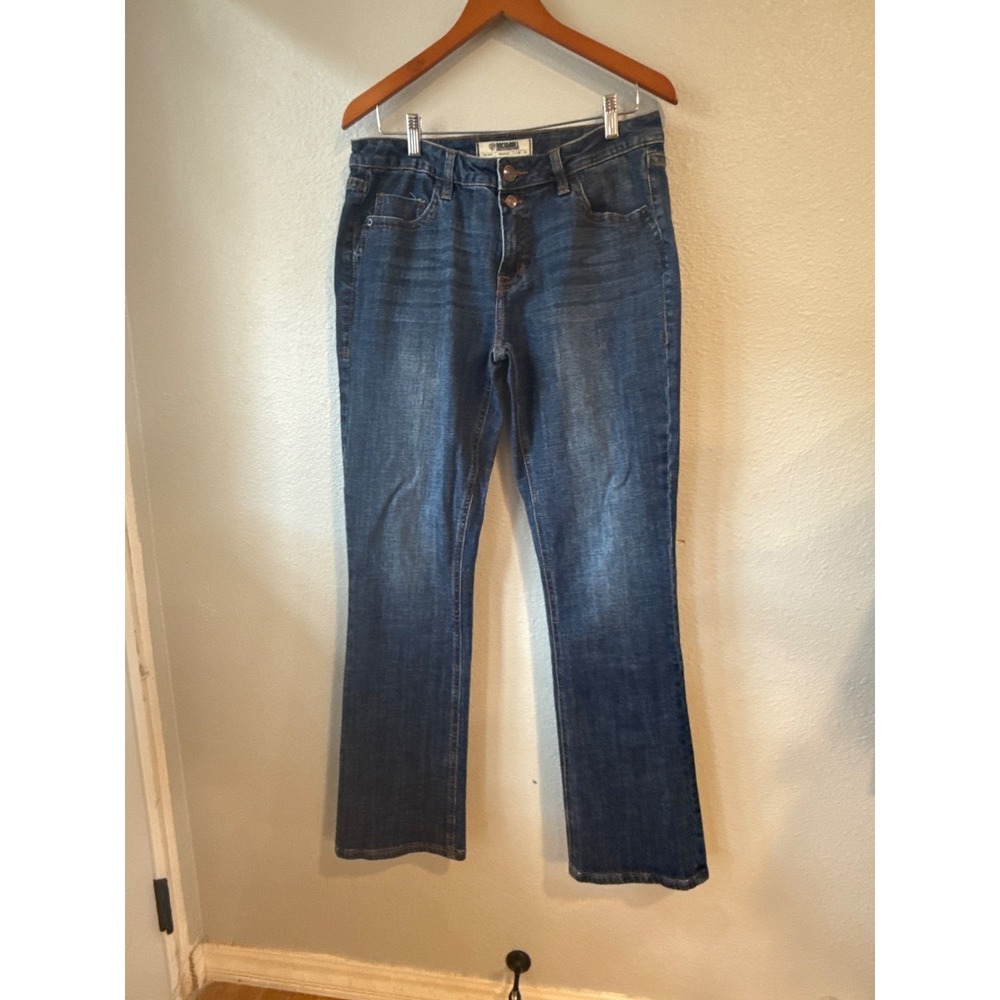 Rock & Roll Denim Bootcut Jeans Womens 30x34 Mid Rise Dark Wash Blue W30‎ L34